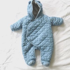 Baby Gap Denim Puffer Bodysuit size 0-3 months